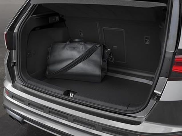 Luggage compartment protective tray