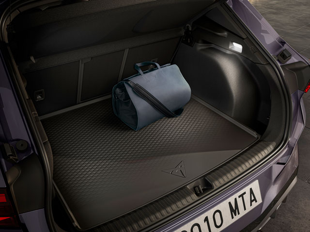 Luggage compartment shelf (vehicle with double loading floor)
