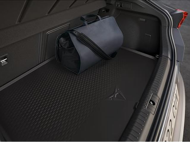 Luggage compartment protective tray