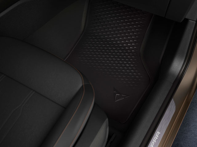 Alfombrillas de goma para Seat Leon III (2012-2020) - alfombras para coche  - Geyer & Hosaja - 900/4C