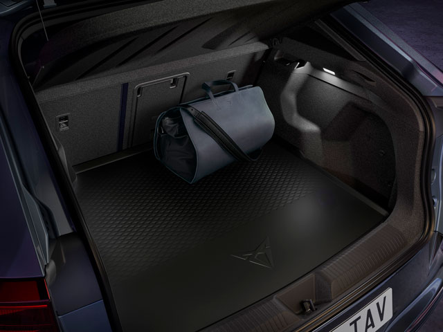 Luggage compartment tray (veh. with dual level)