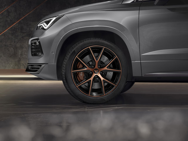 19'' Exclusive R alloy wheel in black and copper